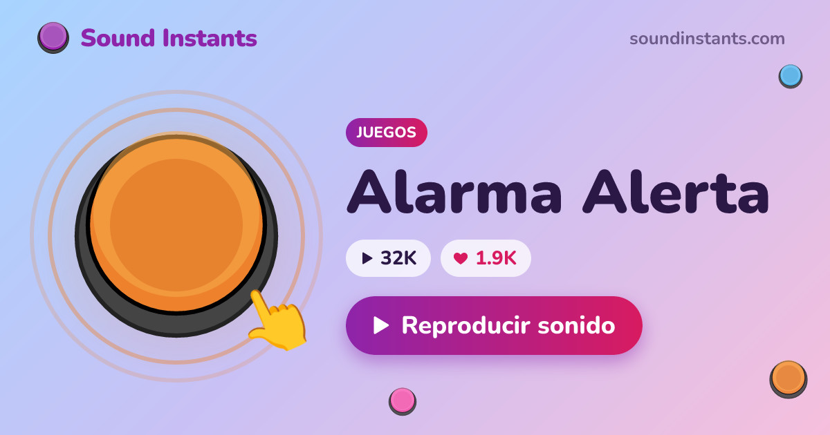 Alert Sounds Sonido meme: Alarma Alerta | Sound Instants