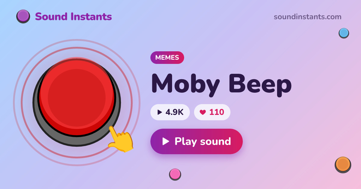 Brainpop Fun Meme sound: Moby Beep | Sound Instants